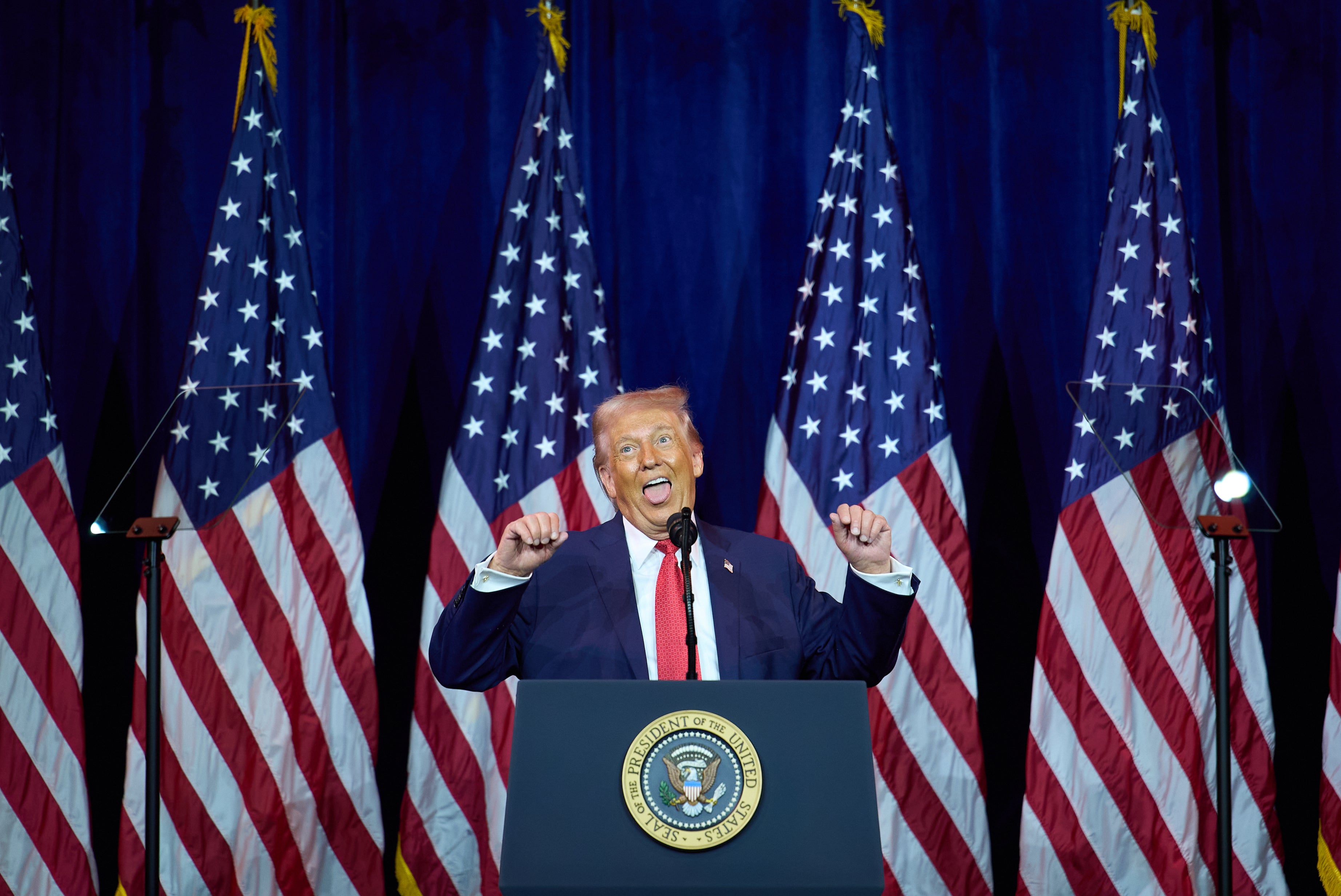 <p>America the undutiful: ‘Donald Trump’s mass withdrawal from a broad swathe of global diplomacy might be seen as the international counterpart to the Department of Government Efficiency’</p>