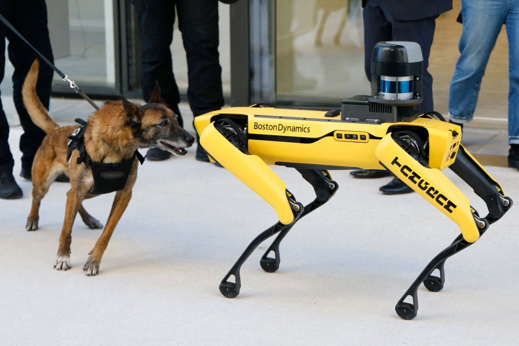 Boston Dynamics’ Spot robot on display in 2024