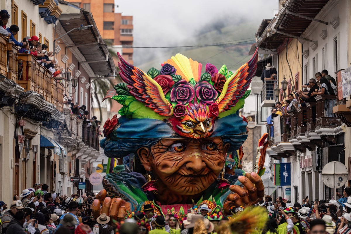 Photos show Carnival celebrations in the Colombian city of Pasto Photos show Carnival celebrations in the Colombian city of Pasto