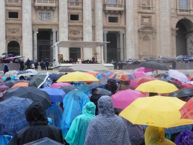 <p>The contest was won by a traveler who recounted a soggy, soul-destroying trip to Rome to see the Pope</p>