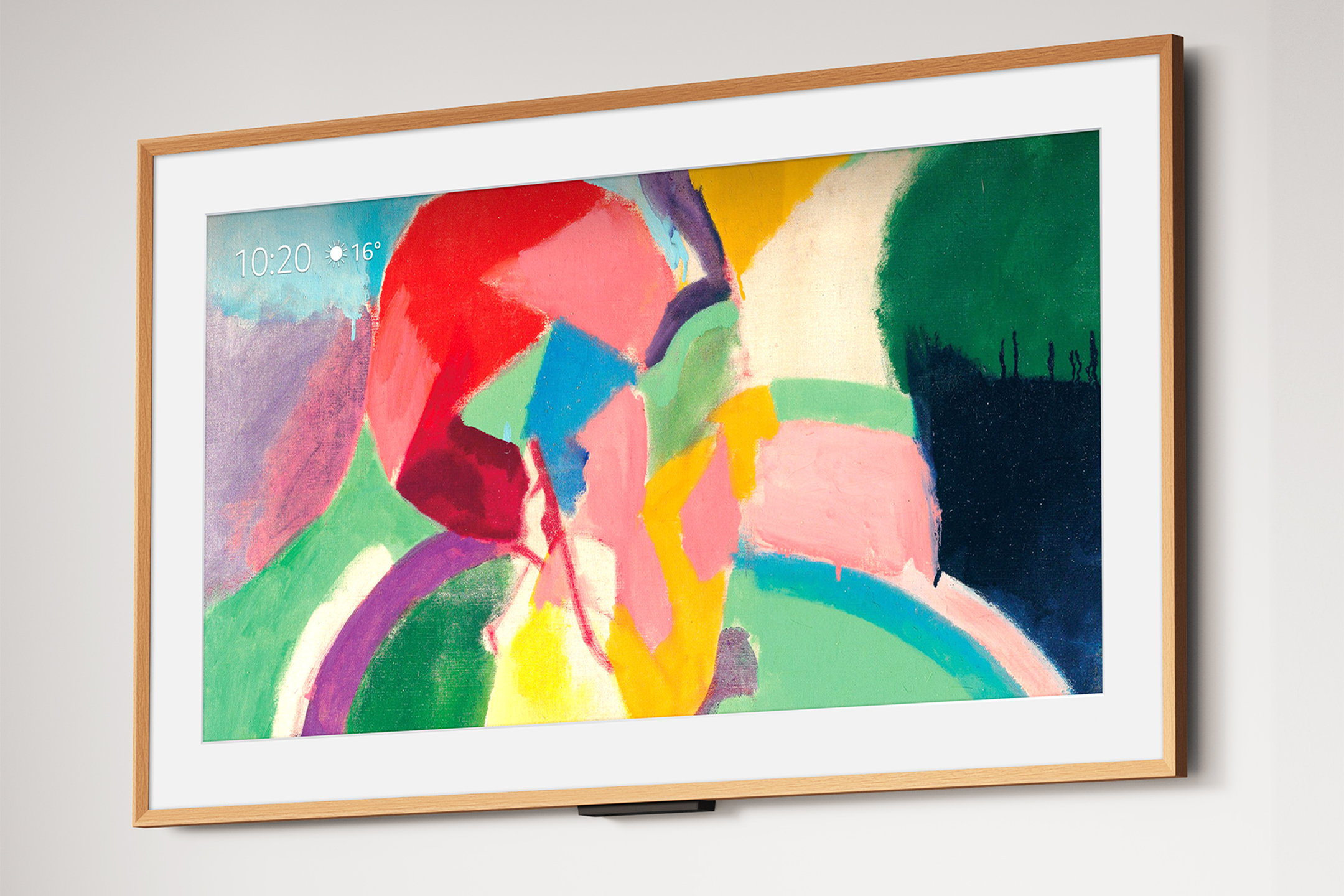 The Ember Artline comes with more than 2,000 pieces of art to display