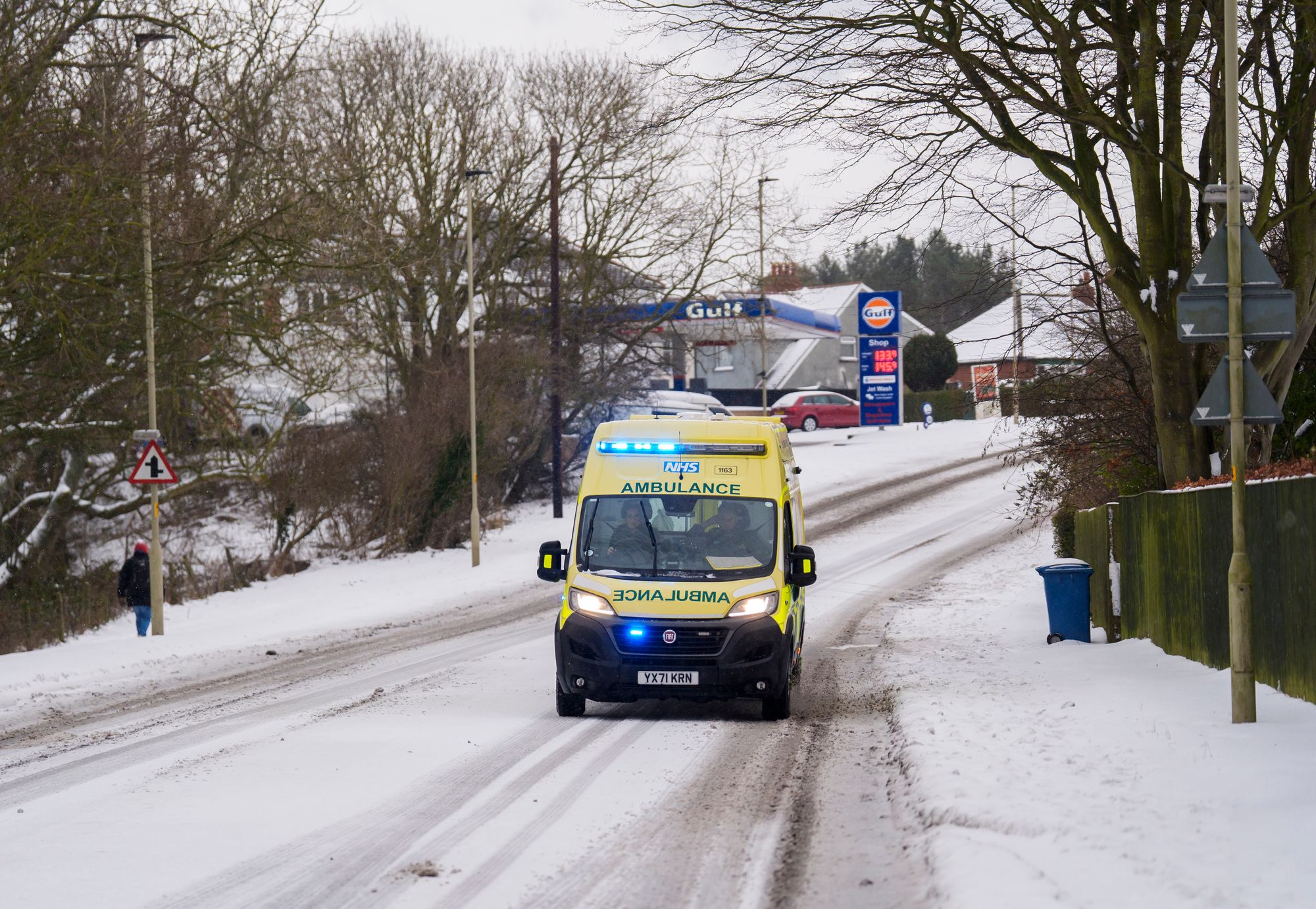 <p>During the cold period following Christmas Day, ambulance services have reported a rise in 999 calls</p>