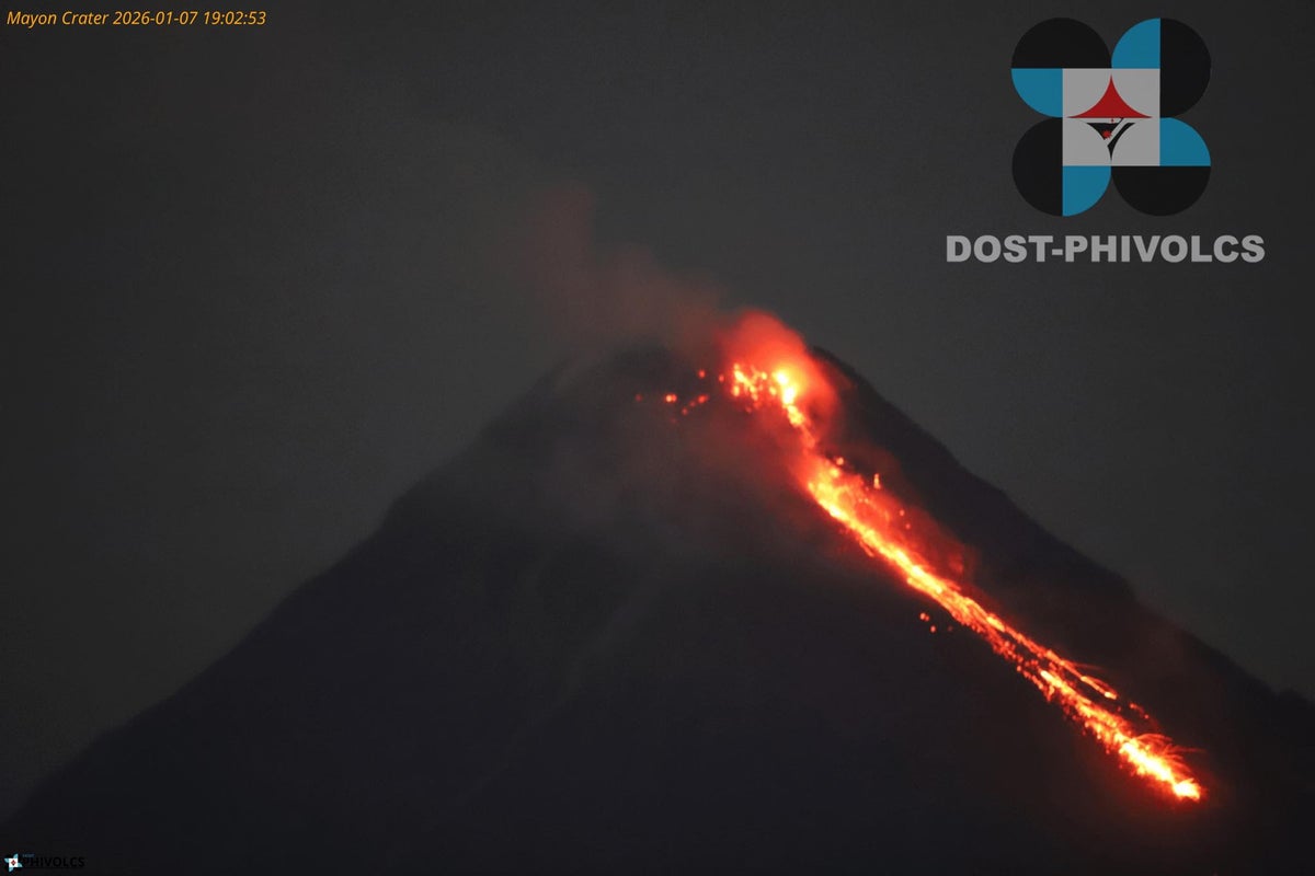 Nearly 3,000 evacuated in the Philippines as Mayon Volcano shows signs of eruption