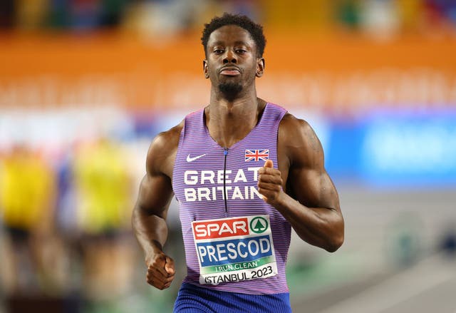 <p>Prescod is one of Britain’s fastest ever men over 100m </p>