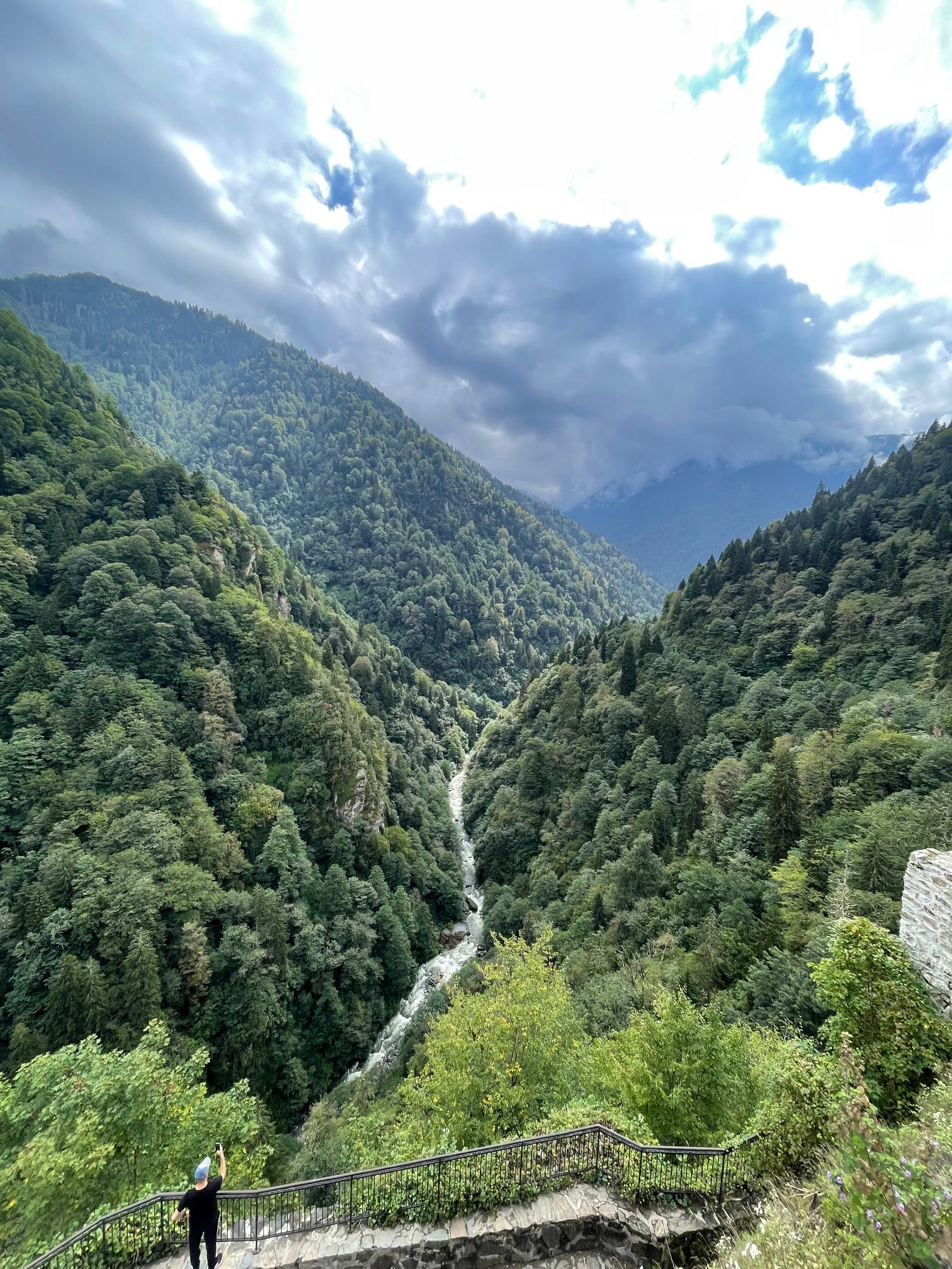 The plunging valleys near Trabzon