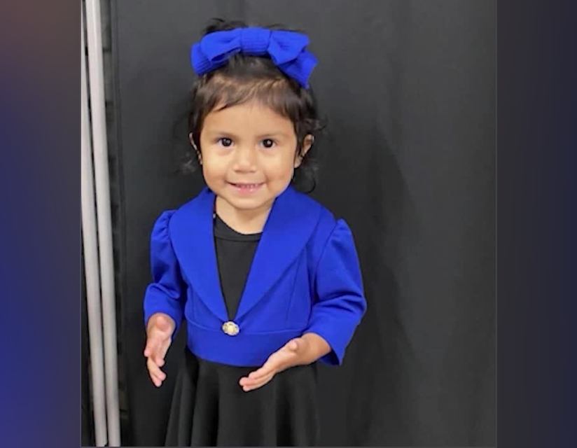 <p>Sara Lopez, 2, of Georgia, is fighting to recover from partial paralysis after a bout with the flu turned into a rare but serious battle with transverse myelitis</p>