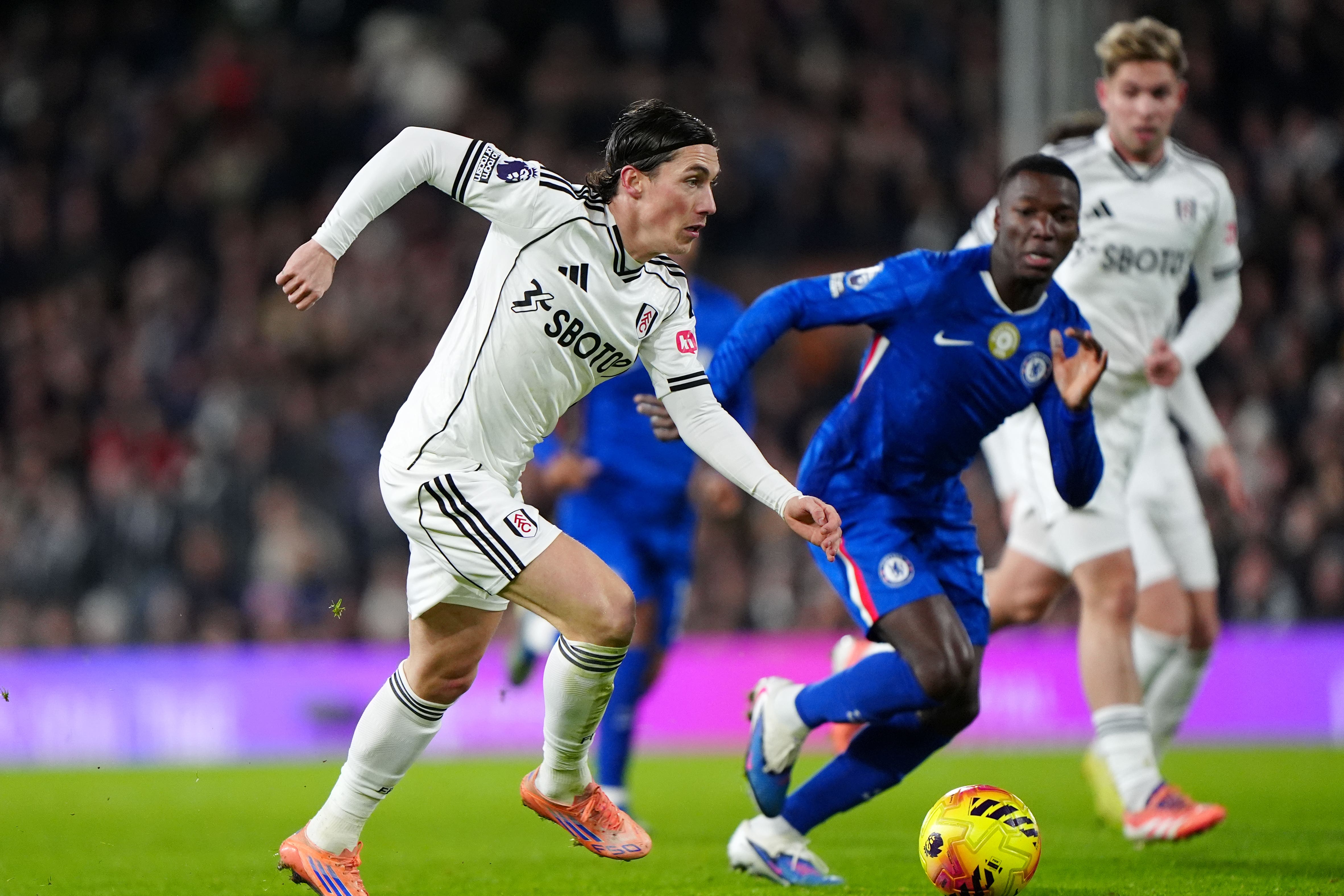 Harry Wilson struck Fulham’s winner against Chelsea (Bradley Collyer/PA)