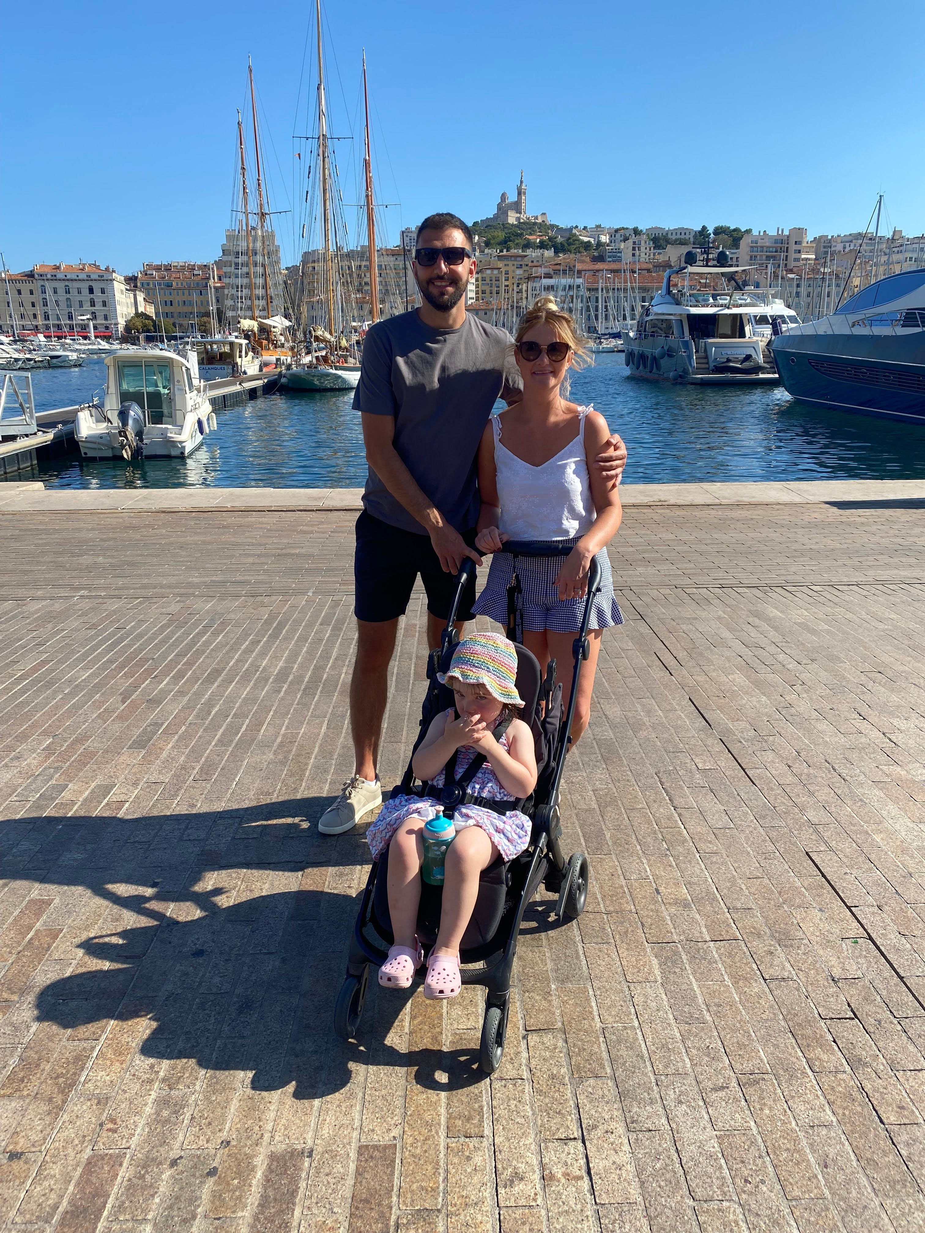 Undated family handout of Ellie James with her husband Owain who died in 2024 from a type of brain tumour known as a glioblastoma