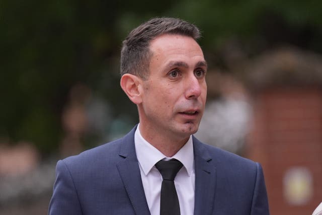 Former Premier League referee David Coote (PA)