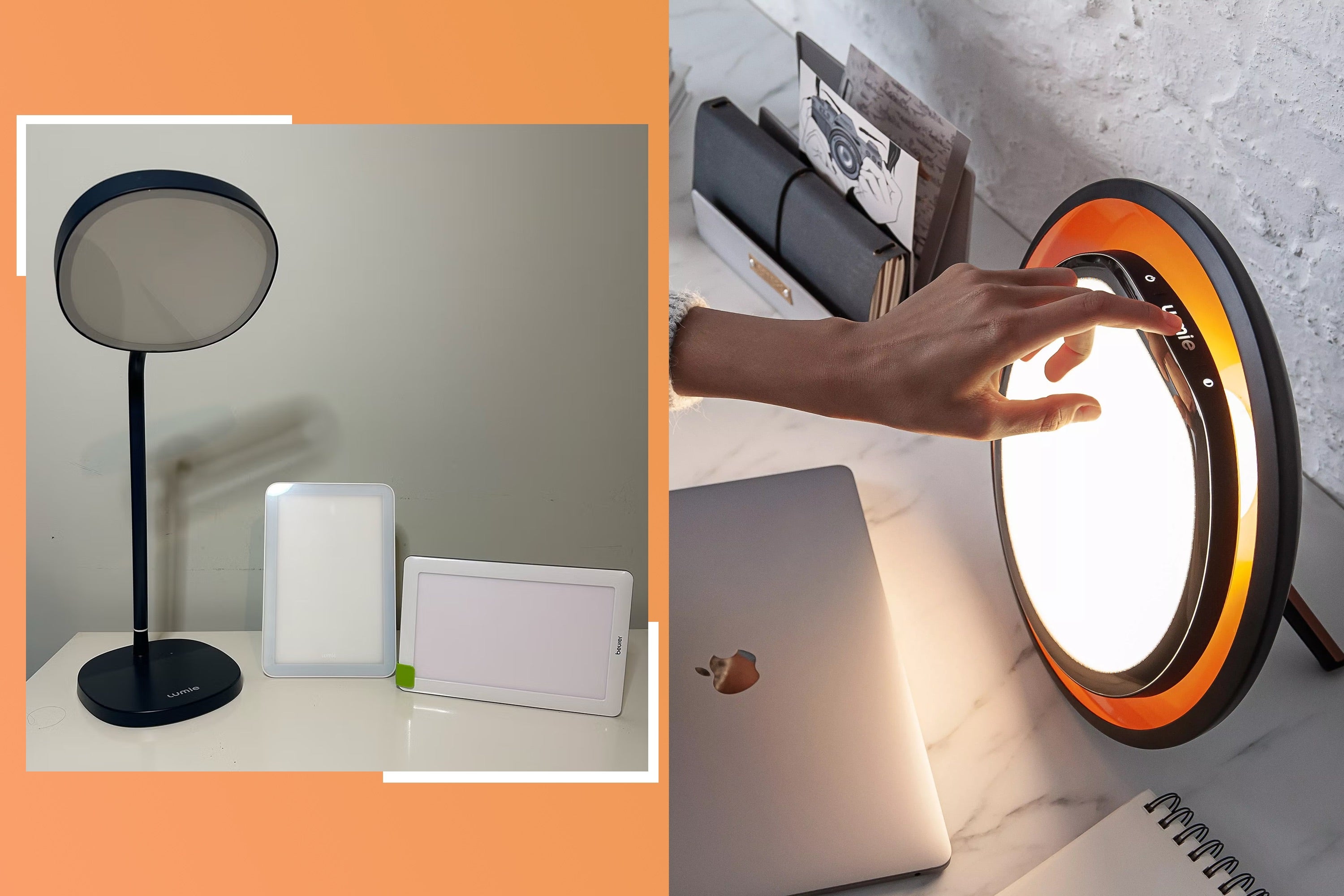 <p>SAD lamps work by reducing melatonin, the hormone responsible for sleep, and increasing your serotonin levels</p>