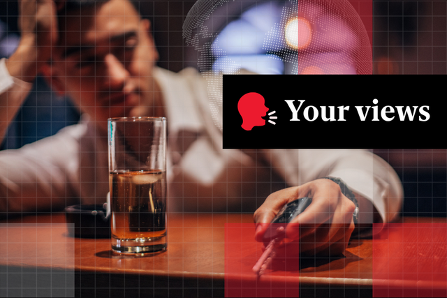 <p>Teetotal? Independent readers have been debating plans to lower the alcohol limit for driving</p>