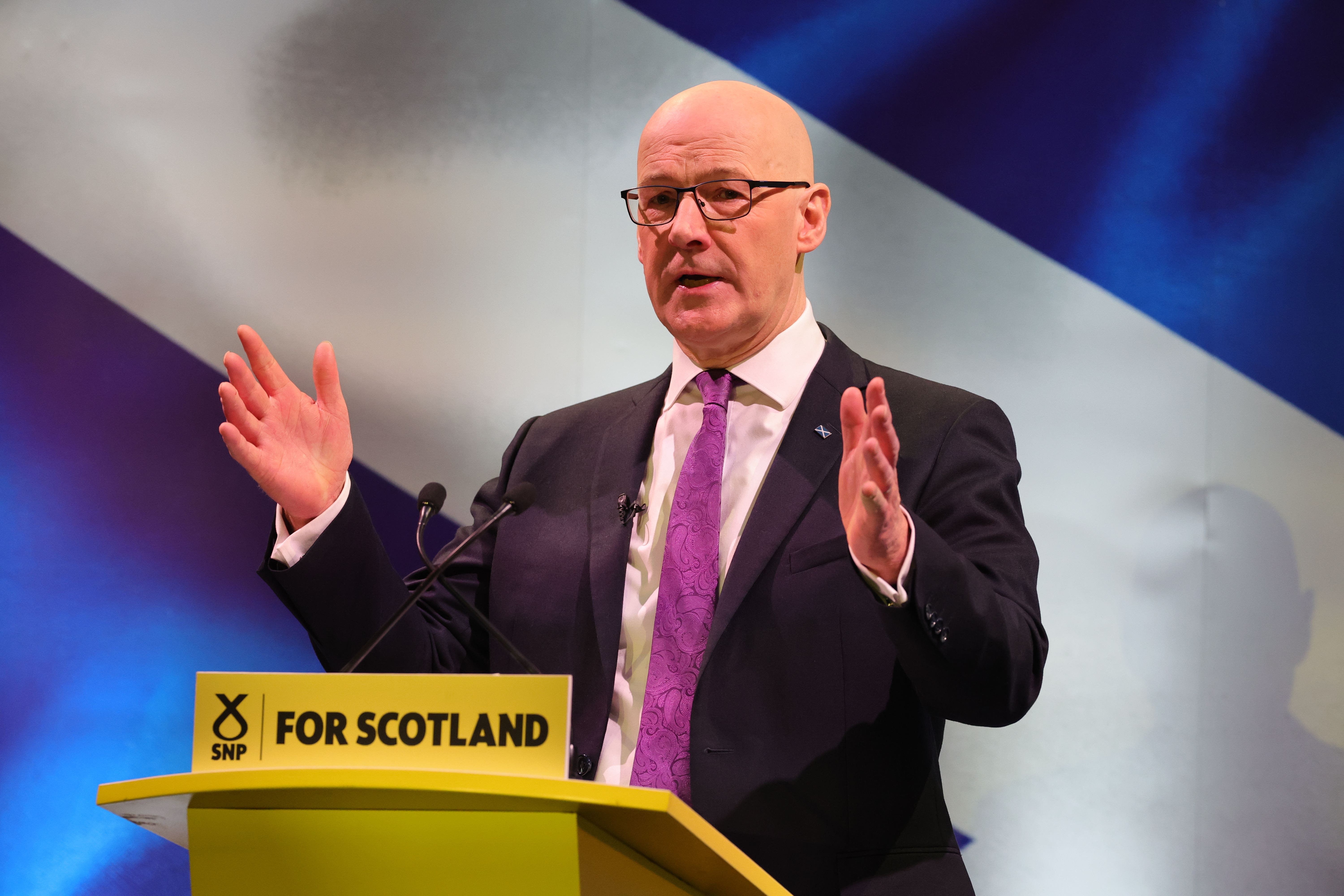 John Swinney was speaking on Thursday (Steve Welsh/PA)
