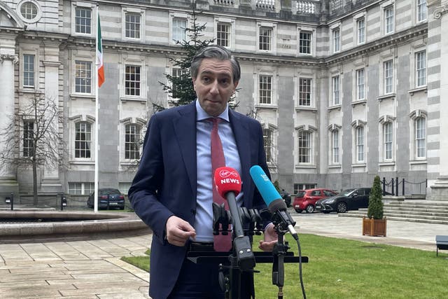 Irish deputy premier Simon Harris speaking to the media at Government Buildings in Dublin, where he said said Ireland “grappled intensively” with the decision to vote against the EU-Mercosur trade agreement, but ultimately had to “stand by our word”. He added that “tomorrow is not the end” of the issue as there would also be a vote of the European Parliament to ratify the deal. Picture date: Thursday January 8, 2026.