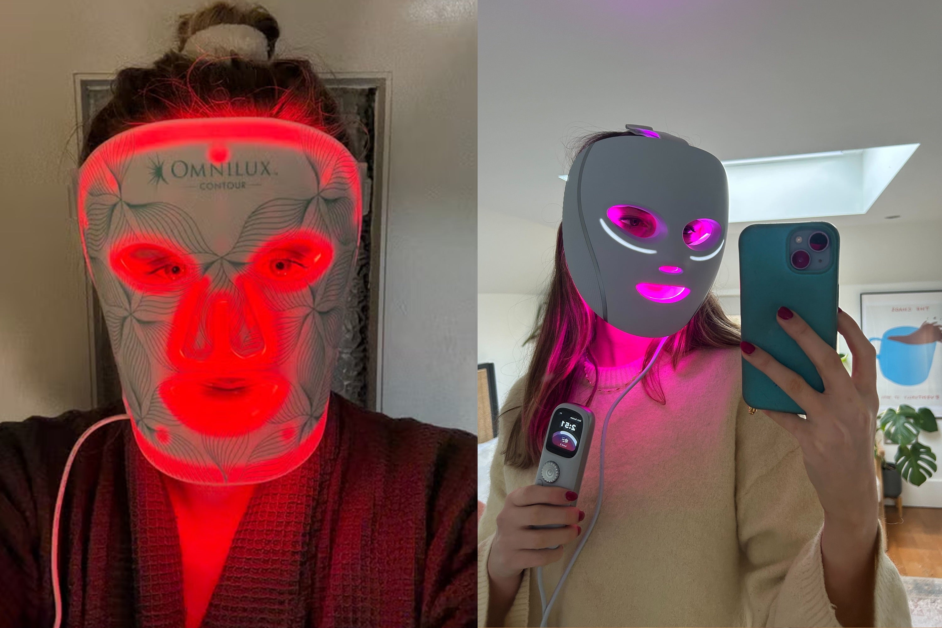 <p>Our testers tried masks with different light settings for various skin concerns </p>
