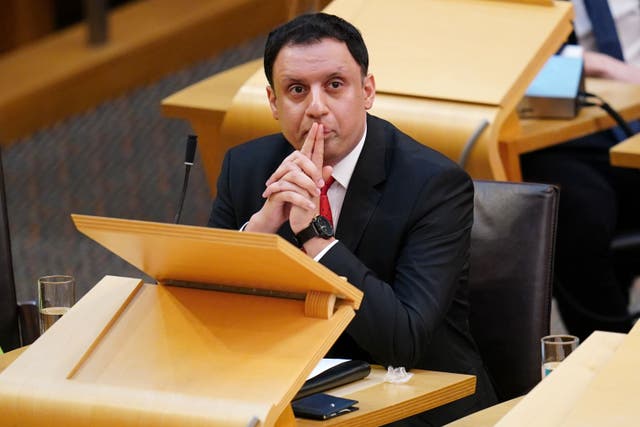 Anas Sarwar has said Scottish Labour will not attempt to block the Scottish Government’s proposed budget (Jane Barlow/PA)