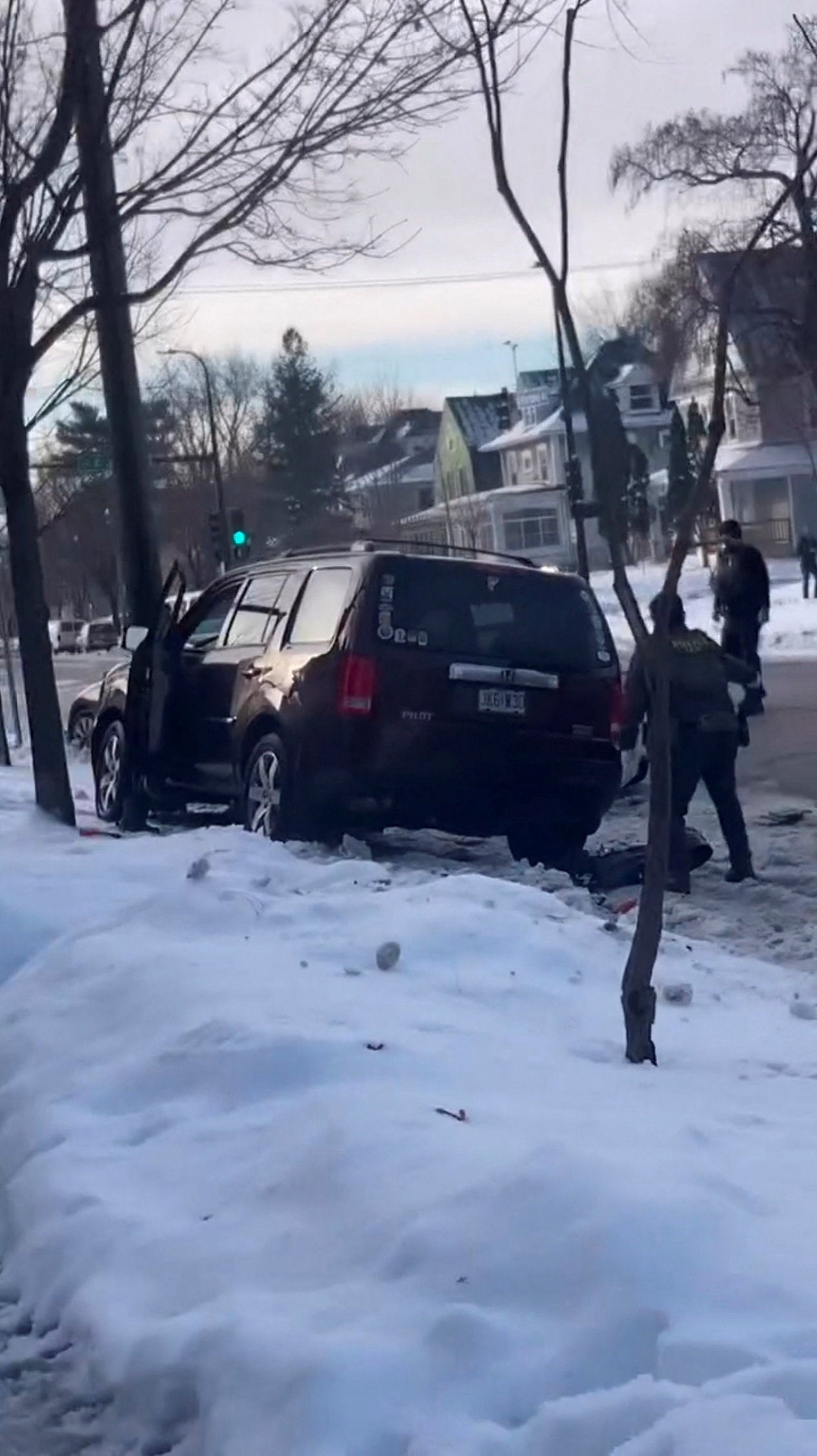 Footage from the aftermath of the shooting shows officers responding to the fatal shooting of Renee Good January 7