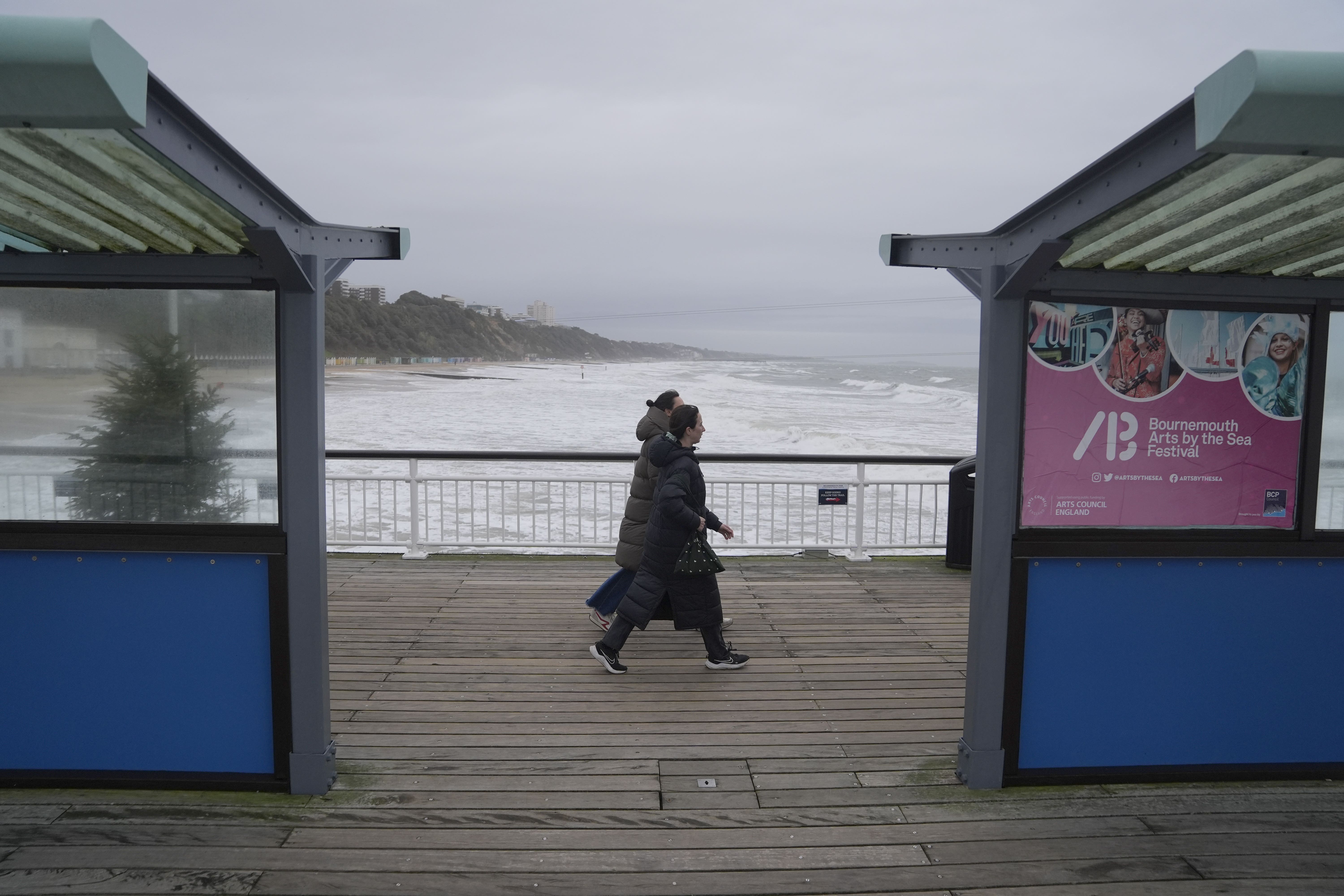 The Met Office said ‘violent gusts’ will hit parts of Cornwall and the Isles of Scilly over the next few hours bringing a potential danger to life. (Andrew Matthews/PA)