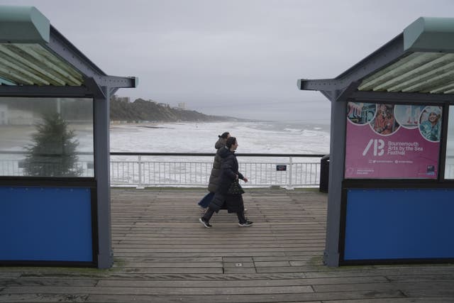 The Met Office said ‘violent gusts’ will hit parts of Cornwall and the Isles of Scilly over the next few hours bringing a potential danger to life. (Andrew Matthews/PA)