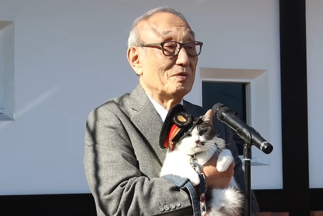 <p>Yontama es nombrada nueva jefa de estación de la estación de Kishi de Wakayama Electric Railway Co en Kinokawa, prefectura de Wakayama, el miércoles 7 de enero de 2026</p>