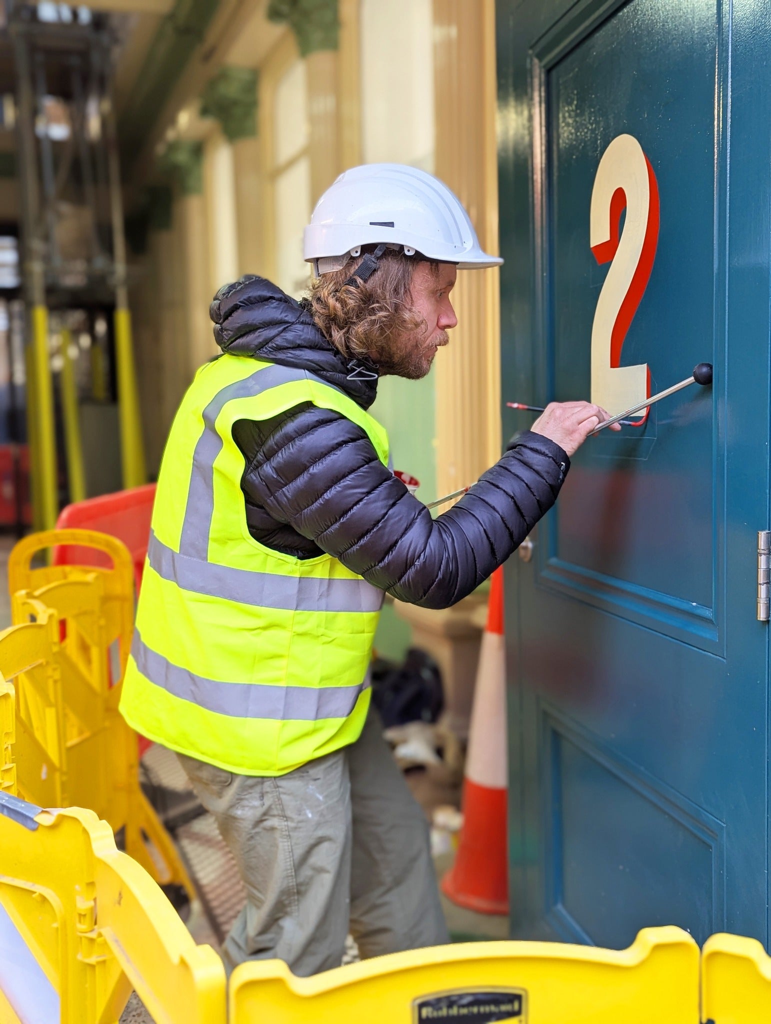 New signage is being created for the market