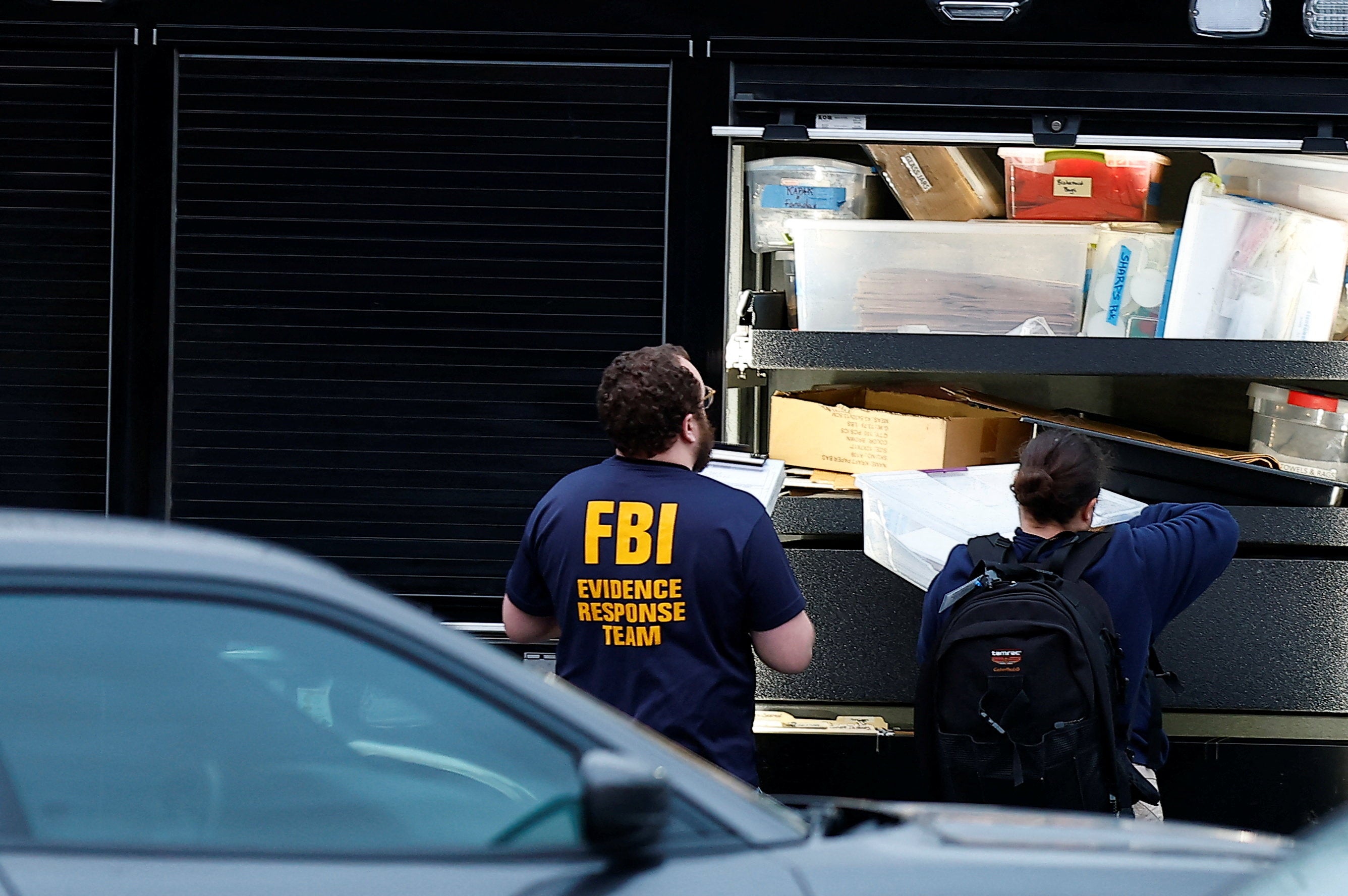 The FBI is on the scene of the shooting investigating
