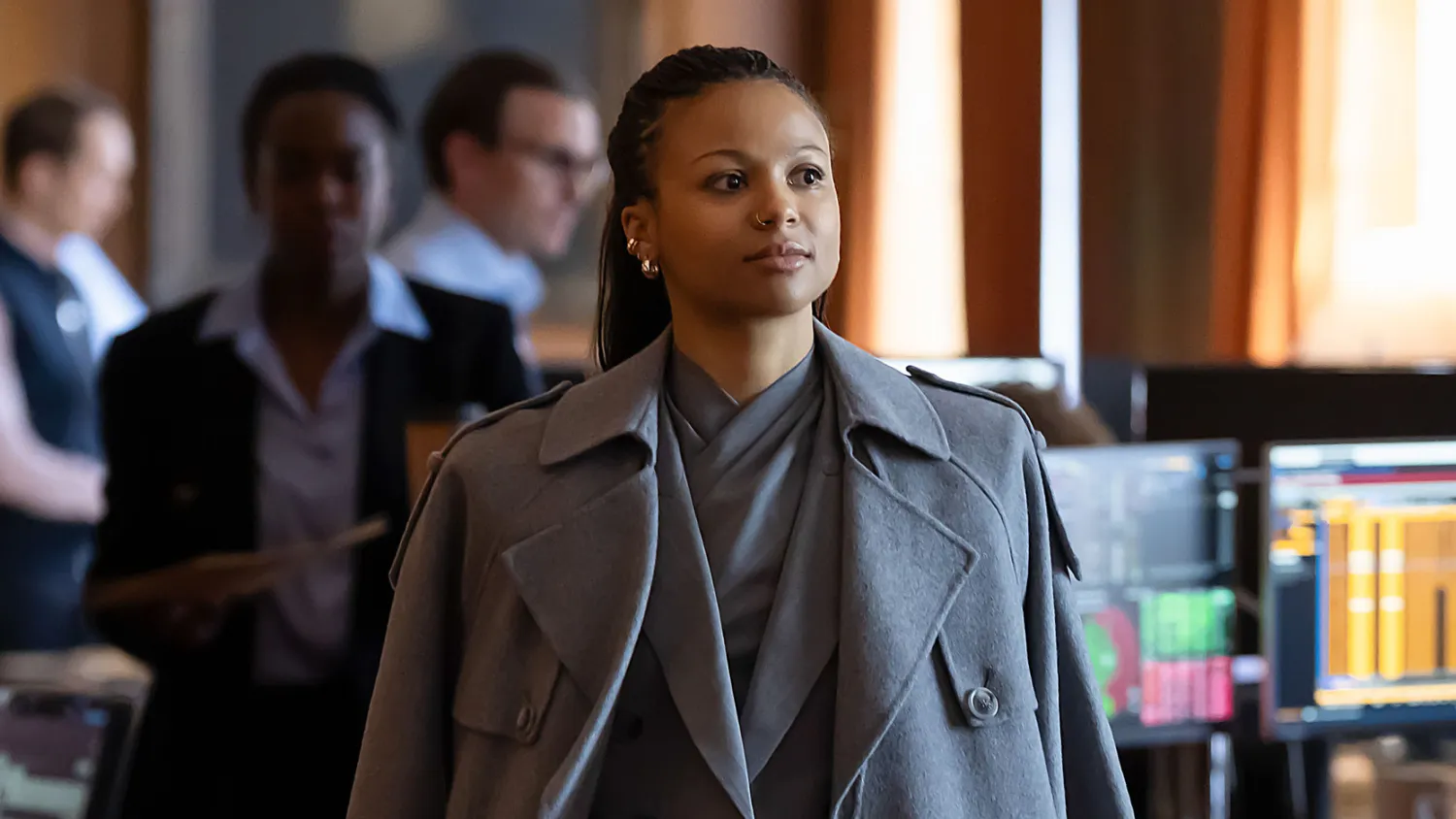 <p>Unpredictable shark: Myha’la in ‘Industry’</p>