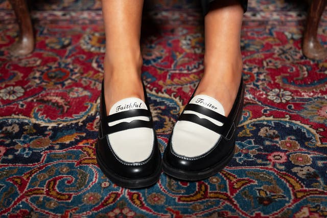 <p>The loafers hail from Duke + Dexter </p>