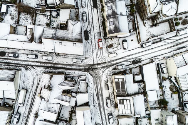 Residential streets in Dowlais, near Merthyr Tydfil (Ben Birchall/PA)