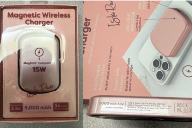 <p>A new recall has been issued for phone charges sold at TJ Maxx and Marshalls. The recall affects Isla Rae magnetic wireless chargers in the U.S. sold nationwide from June 2024 to November 2025 for $15 each.</p>