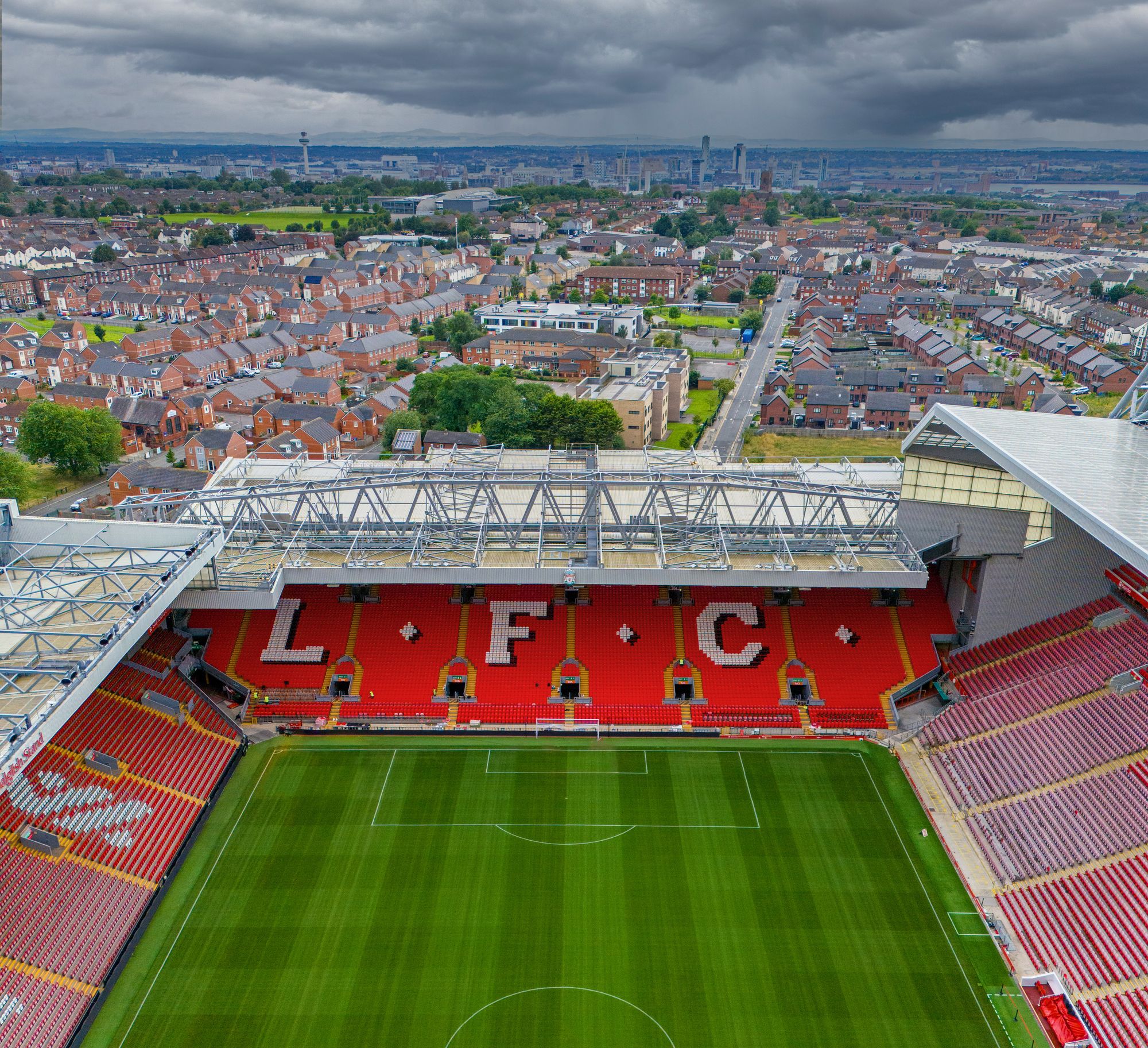 Liverpool Football Club’s Anfield Stadium has adapted seating and a Changing Places facility