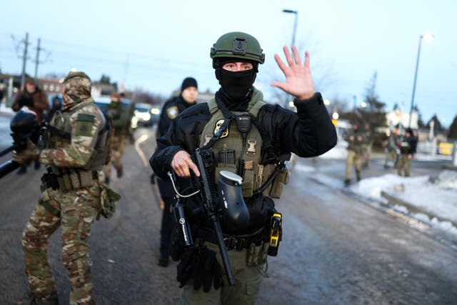 <p>A group of Minneapolis residents are suing to block ‘unconstitutional’ actions from federal law enforcement after the Department of Homeland Security surged officers into the city to support Trump’s mass deportation campaign</p>