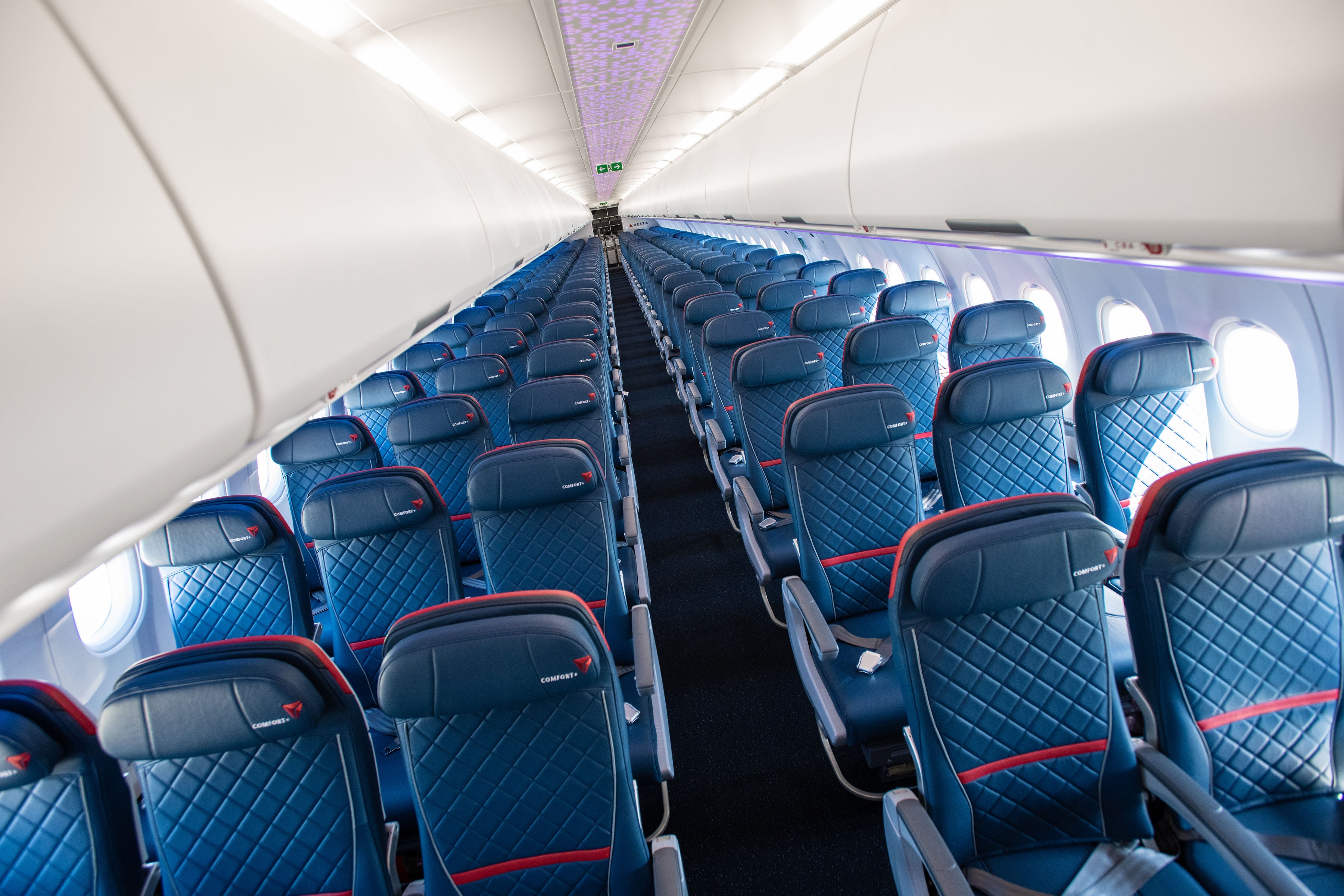 Delta&rsquo;s Comfort Plus, pictured here on the A321neo, is a satisfyingly elevated economy experience