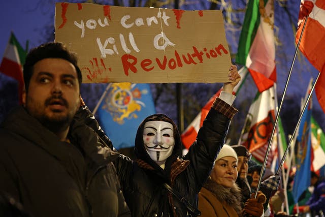 <p>President Donald Trump has suggested that Iran’s supreme leader Ayatollah Ali Khamenei is planning on fleeing the country as millions took to the streets demanding regime change</p>