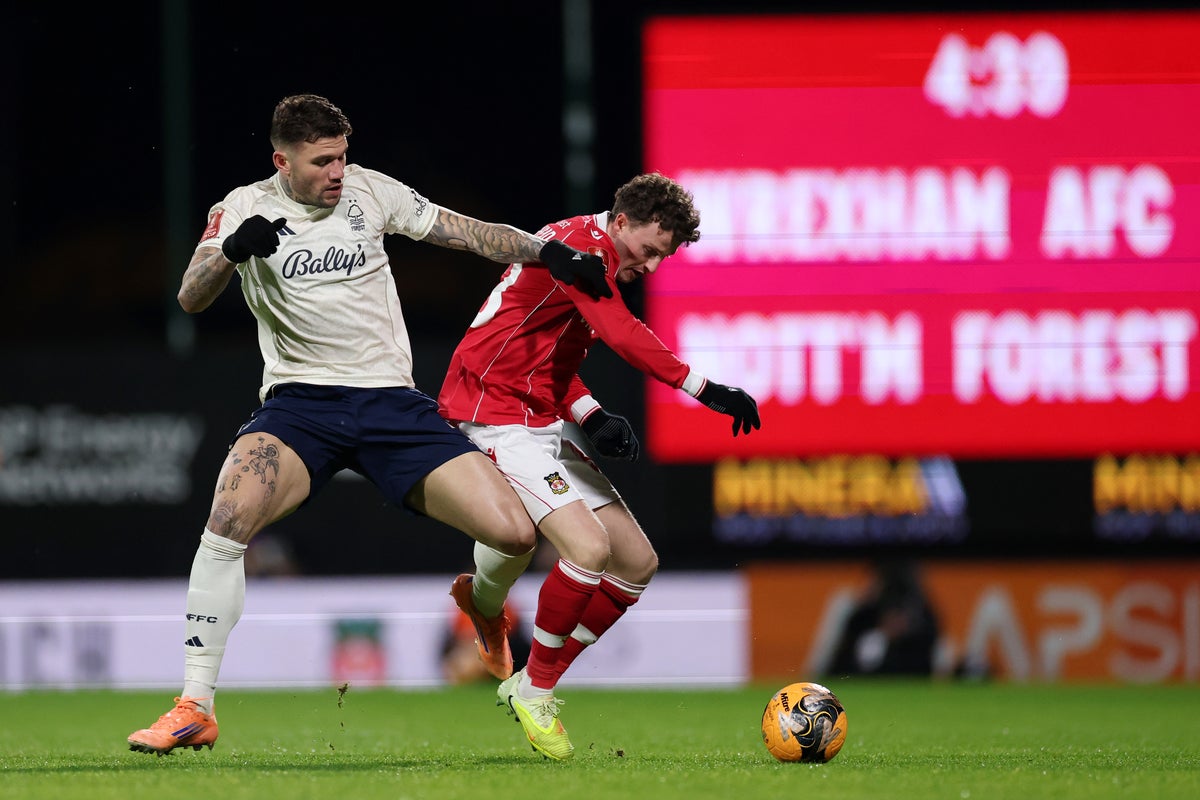 Wrexham vs Nottingham Forest live: Hosts feel pressure as Douglas Luiz has goal ruled out for handball Wrexham vs Nottingham Forest live: Hosts feel pressure as Douglas Luiz has goal ruled out for handball