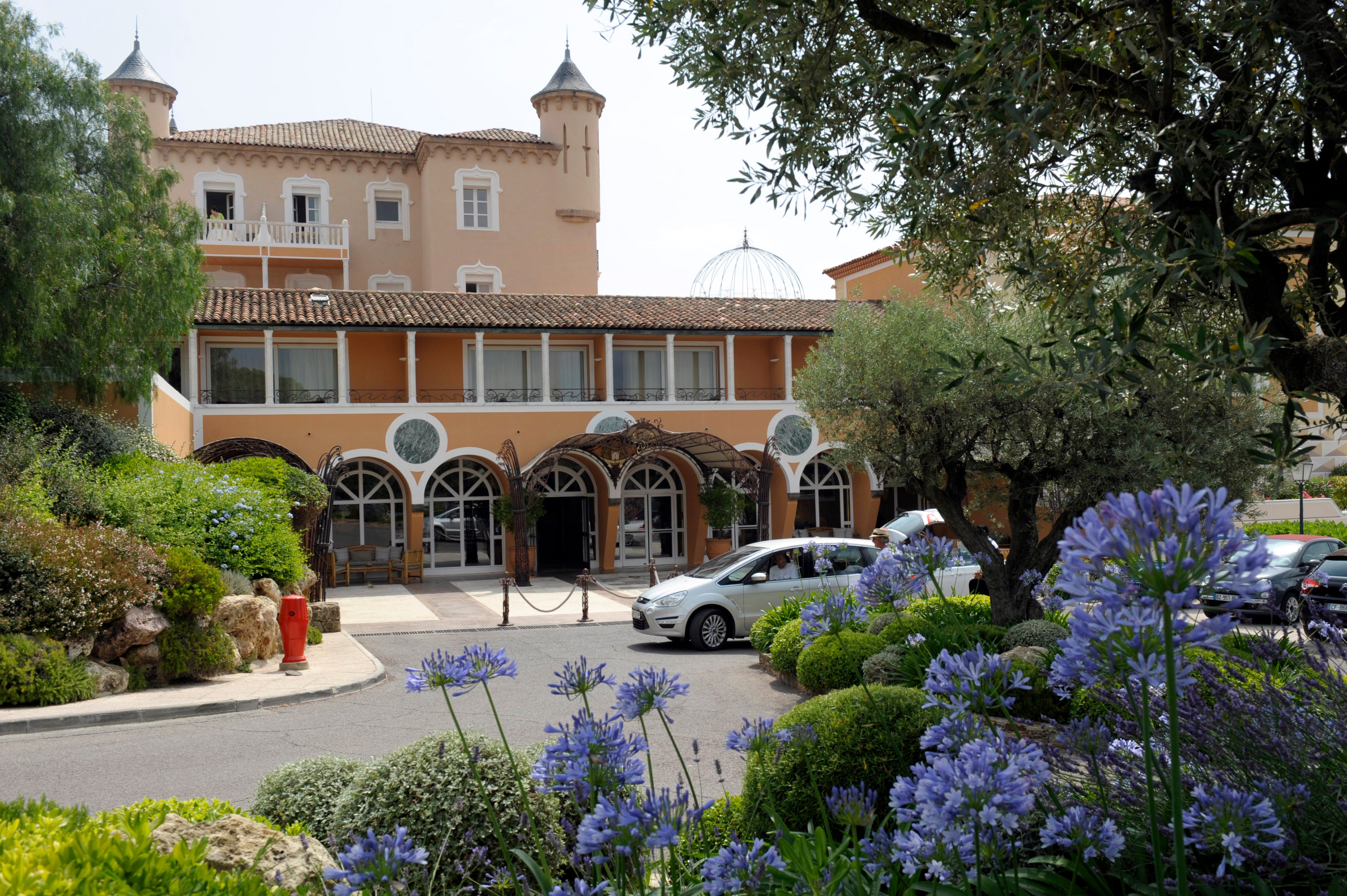 The main entrance of new 'White Lotus' location Château de la Messardière, pictured in 2012.