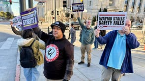 California Waymo Protest