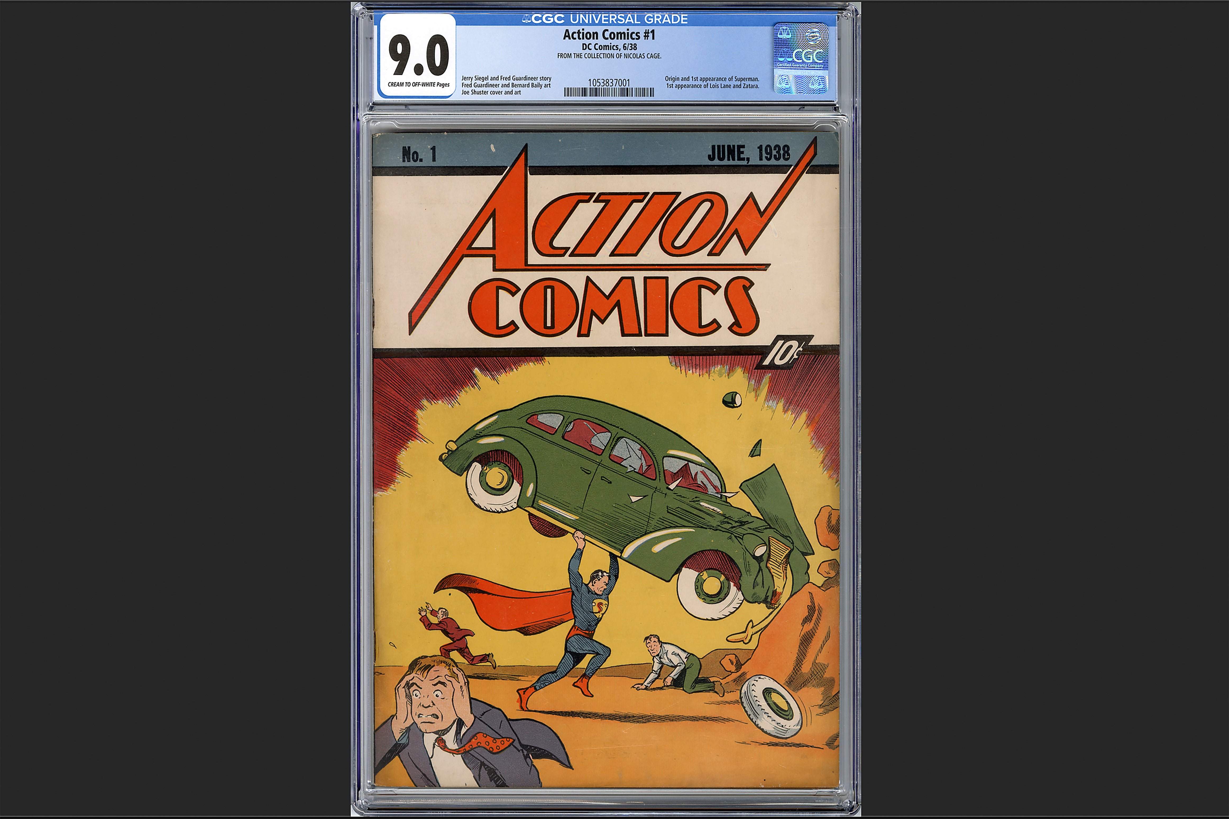 Action Comics No. 1 introduced the world to Superman