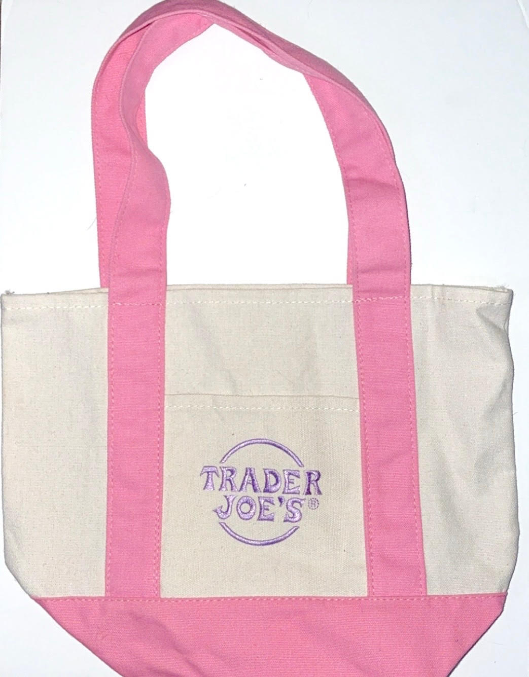 <p>These canvas bags typically cost under $5 at your local Trader Joe’s store</p>