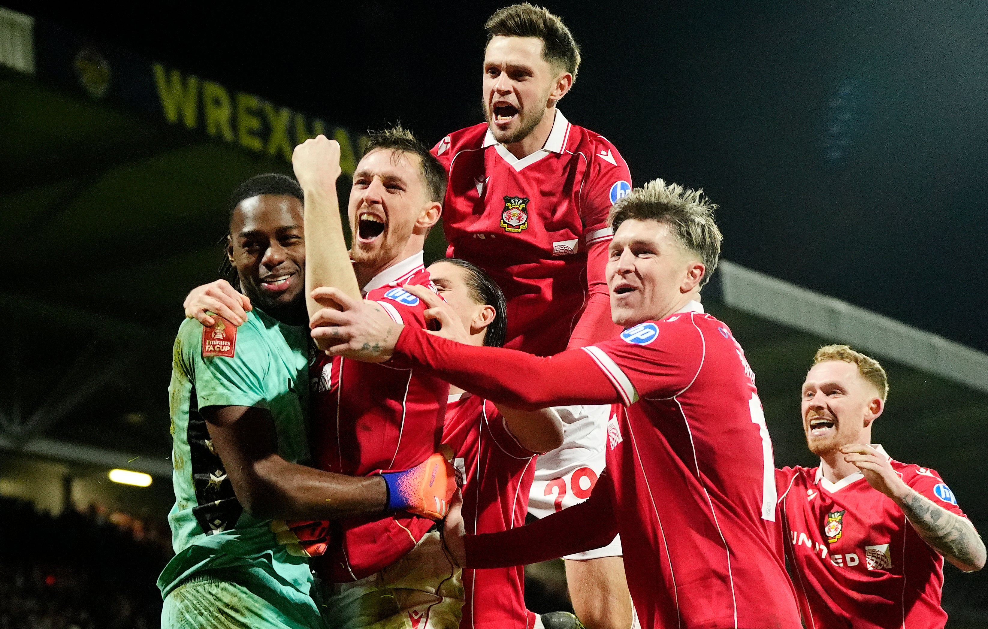 Arthur Okonkwo&rsquo;s penalty shootout heroics causes FA Cup shock as Wrexham beat Nottingham Forest