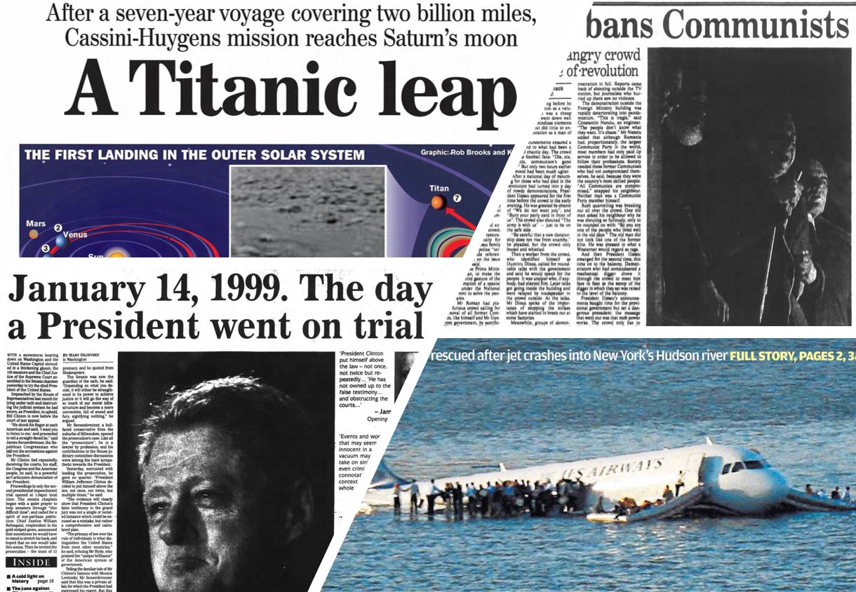 <p>Retrospective: a week of turning points that shaped the world</p>