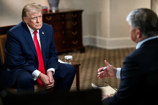 <p>President Donald Trump told Fox News's Sean Hannity he ended 'eight and a quarter' wars</p>