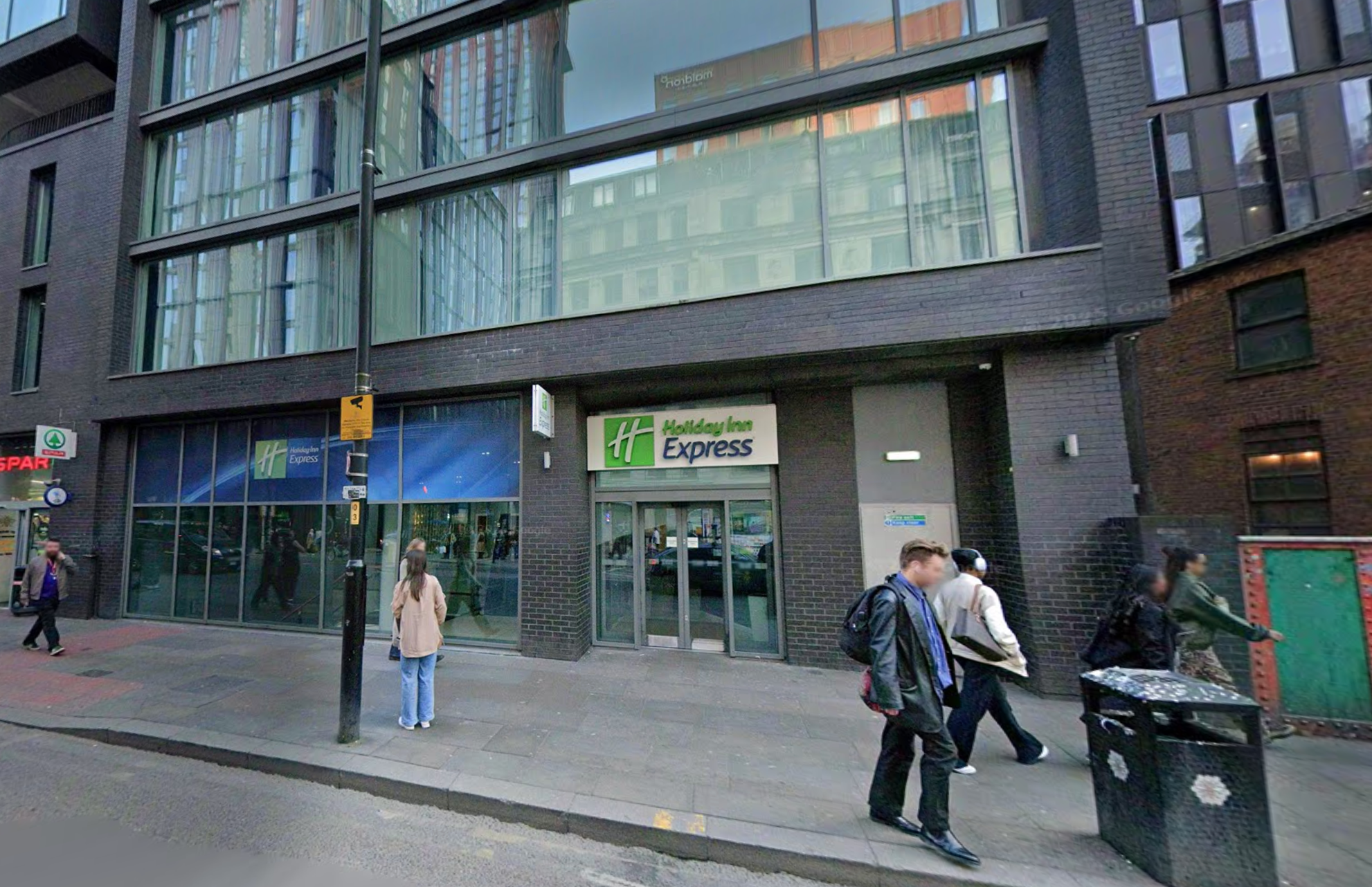 Homeless men turned away from Holiday Inn hotel in sub-zero temperatures