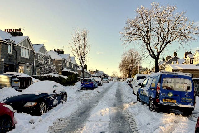 Scotland faces more heavy snowfall, wind and rain, as the Met Office announced a series of warnings across the country that come into force in the early hours of Sunday (Beth Edmonston/PA)