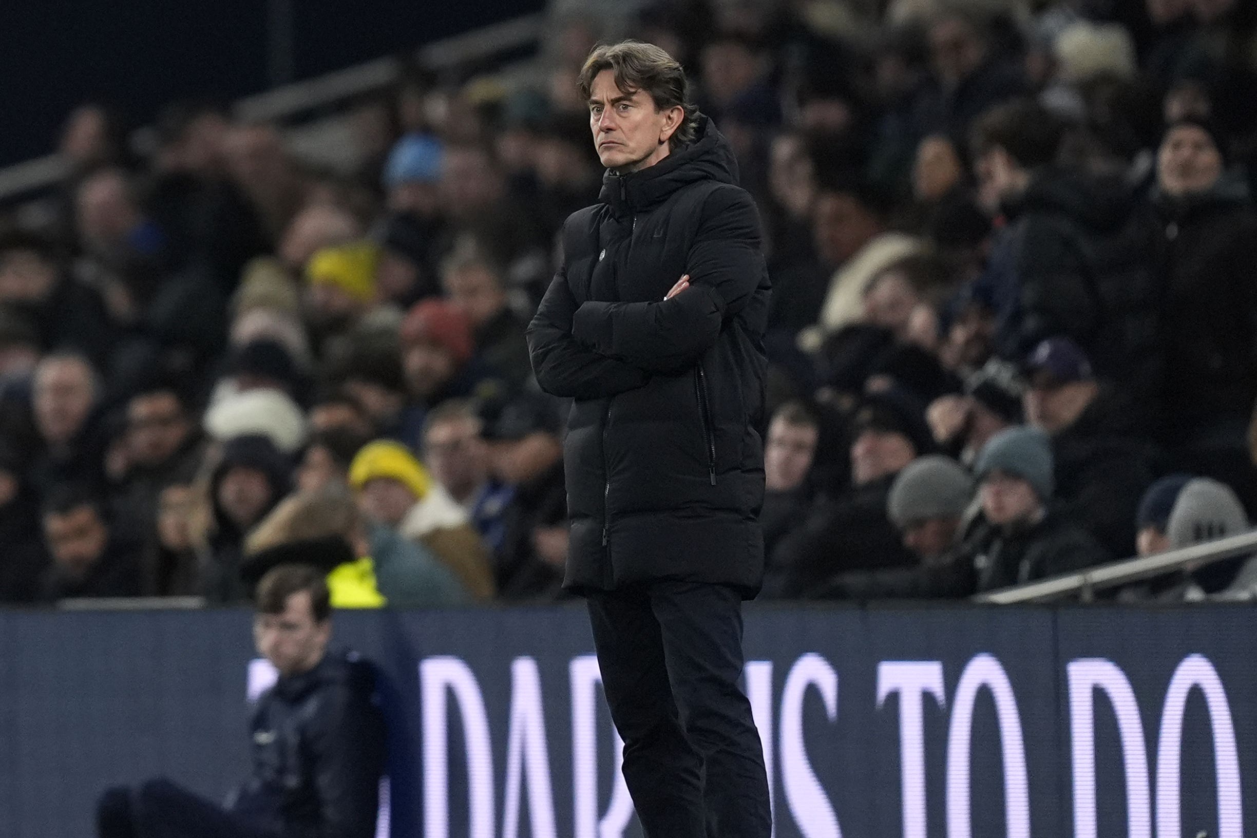 Thomas Frank’s Tottenham are out of the FA Cup (Andrew Matthews/PA)