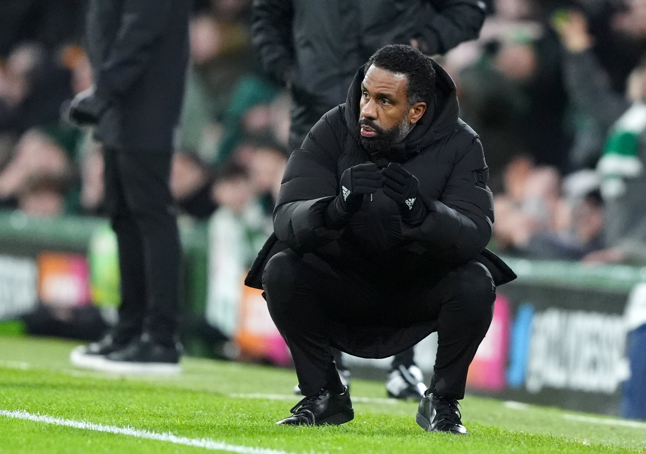 Wilfried Nancy was sacked as Celtic manager after just 33 days and eight games in charge (Andrew Milligan/PA)