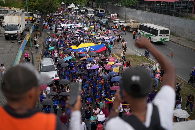 VENEZUELA-EEUU-PROTESTAS