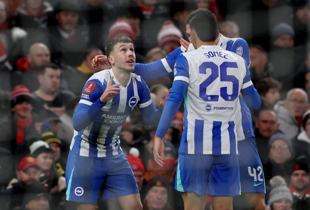 Image for Is Man United v Brighton on TV today? Channel, start time and how to watch FA Cup tie online