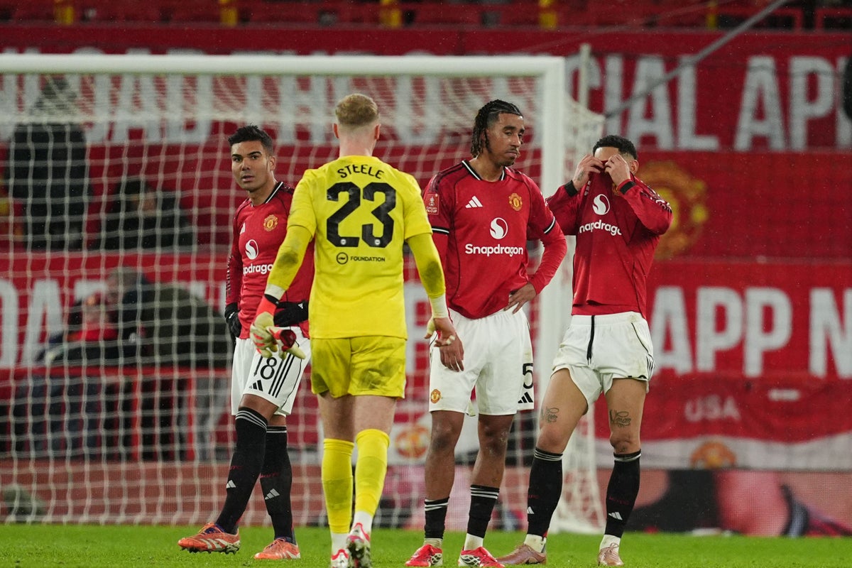 Man Utd knocked out of FA Cup by Brighton to end hopes of silverware this season