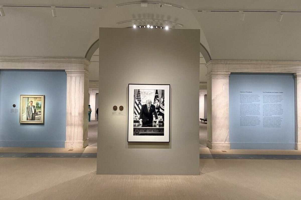 Smithsonian swaps portrait of Trump - and removes any reference to his impeachments