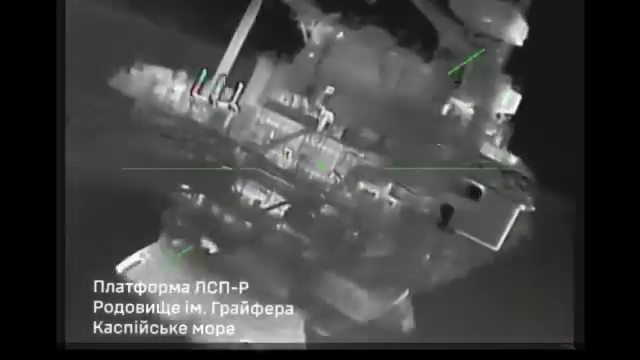 Ukraine-Russia war latest: Kyiv strikes oil rigs in Caspian Sea with dramatic drone footage released
